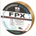 FPX 15 TR juosta ST 50x3x15; lipni sintetinio kaučiuko izoliacijos juosta 3mm/50mm/15m